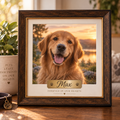 Custom Framed Pet Memorial Artwork