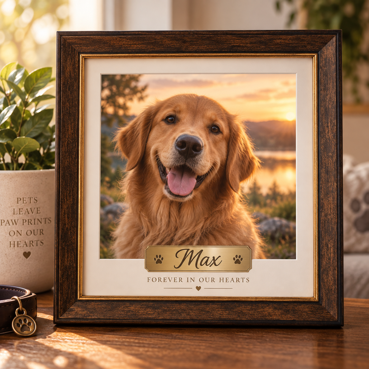 Custom Framed Pet Memorial Artwork