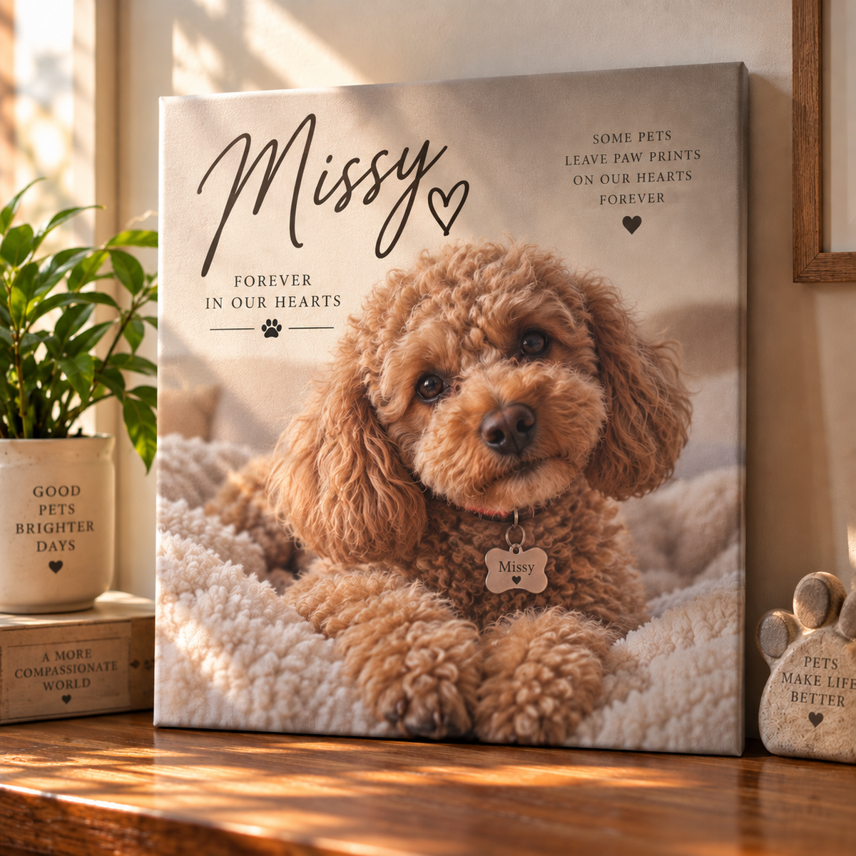 Pet Memorial Canvas Print